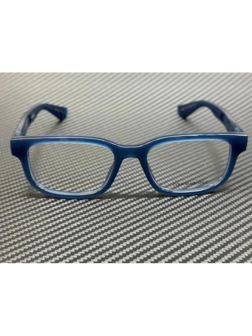 New Gucci Men Blue Transparent Eyeglasses 53-18-145